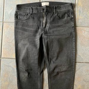 Washed Black Denim